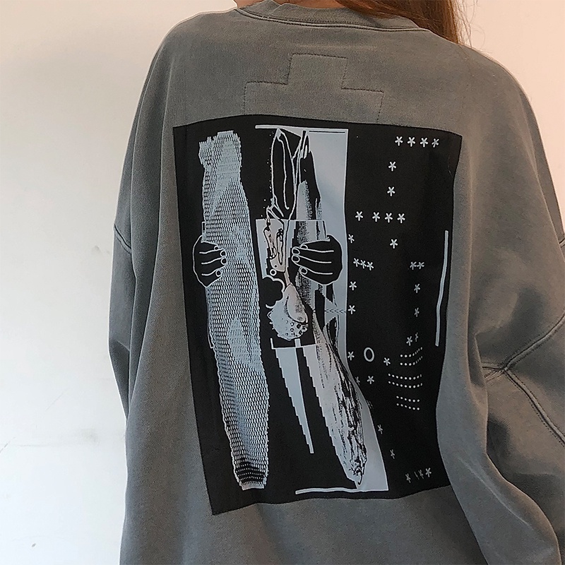 NRVP Áo Hoodie Dáng Rộng Thời Trang Hàn Quốc 2022 Dành Cho Nữ