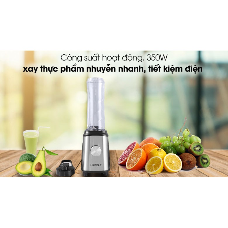 Máy xay sinh tố mini dùng làm bình nước uống 0.6L Hafele GS-621 / 535.43.263 350W - Hàng chính hãng