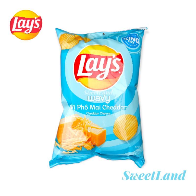 Bánh snack khoai tây Lays nhiều vị gói lớn 54g
