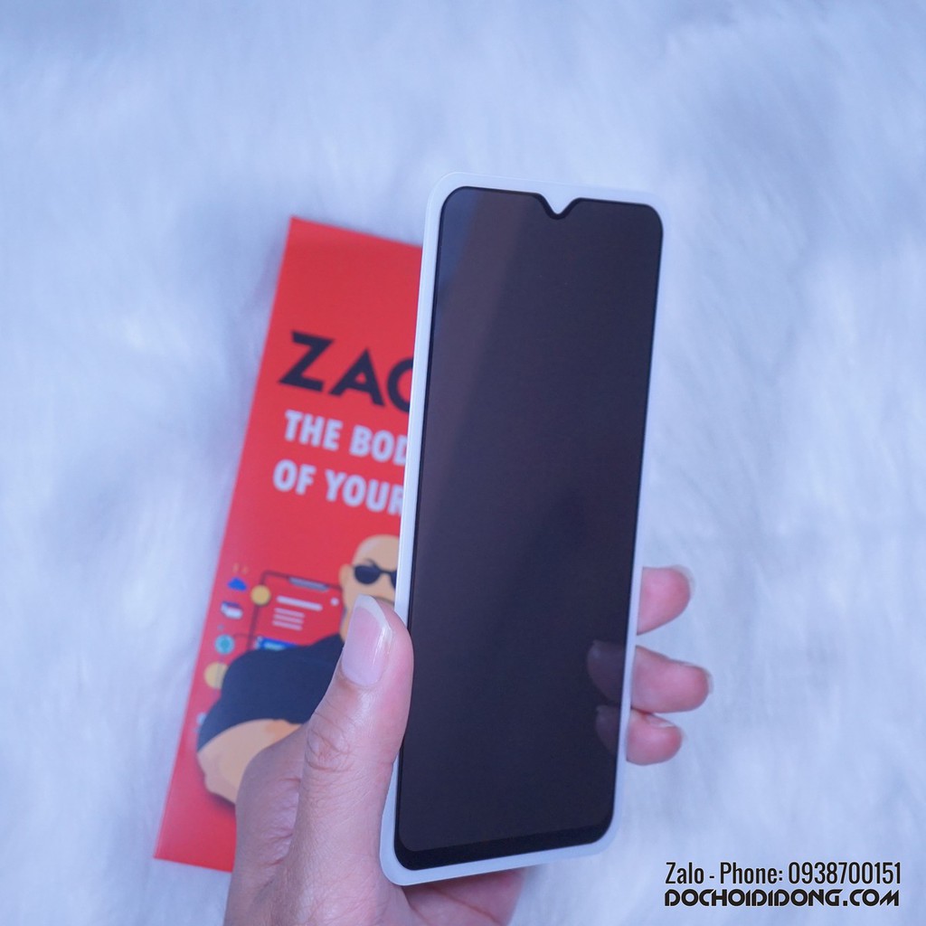 Dán cường lực chống nhìn trộm Oppo F11 Zacase Anti Spy full màn hình