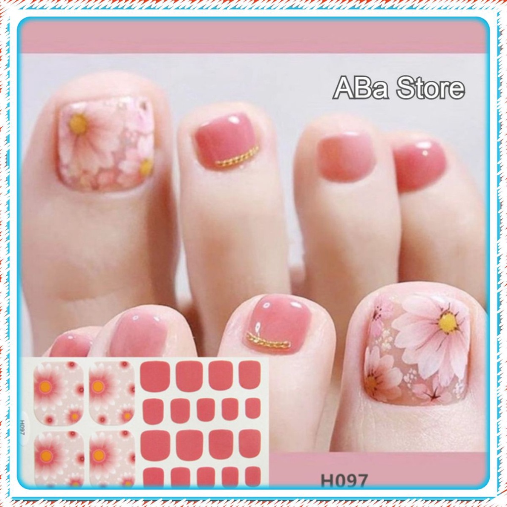 nail móng chân ❌FREESHIP❌ siêu cute 3D nail stickers