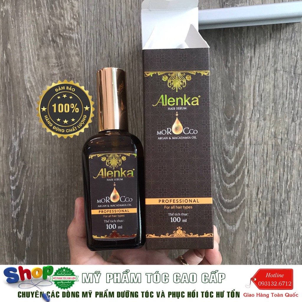 🌾Best Seller🎋[#alenka-chính hãng] Tinh dầu dưỡng tóc, giữ nếp tóc uốn #alenka hair serum 50ml-100ml