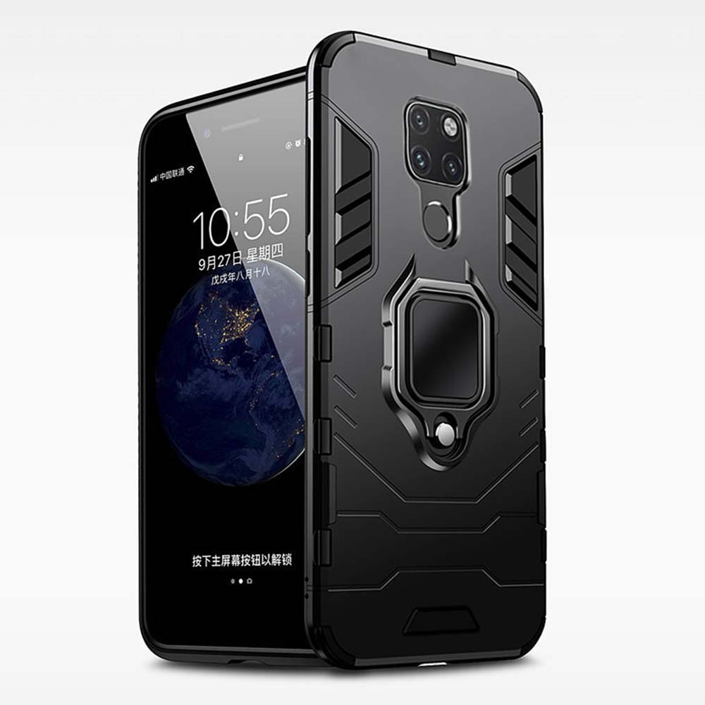 Ốp điện thoại chống sốc có giá đỡ cho Huawei Mate 40 40Pro 30 30Pro 20 Pro 20 20X 30 Lite 10 9