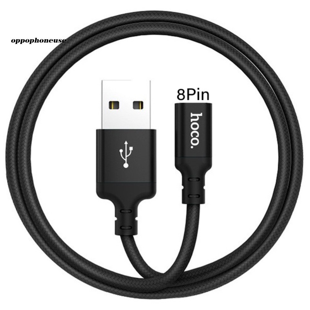 Dây cáp sạc nhanh 1m / 2m x14 hoco 3a thích hợp cho Iphone Android