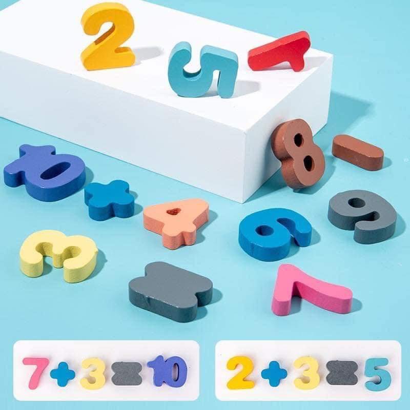 Đồ chơi gỗ thông minh 6in1- Bộ câu cá ghép hình chữ cái chữ số hình học cột tính và giao thông cho bé