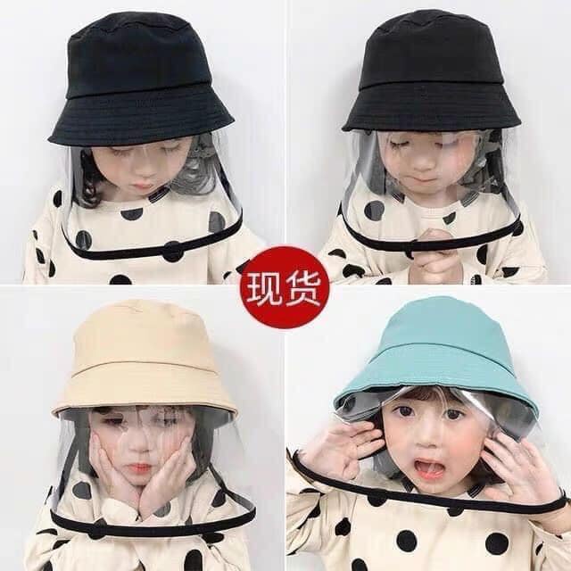 Mũ Chống Nắng Kèm Kính Chắn Bụi Cho Bé
