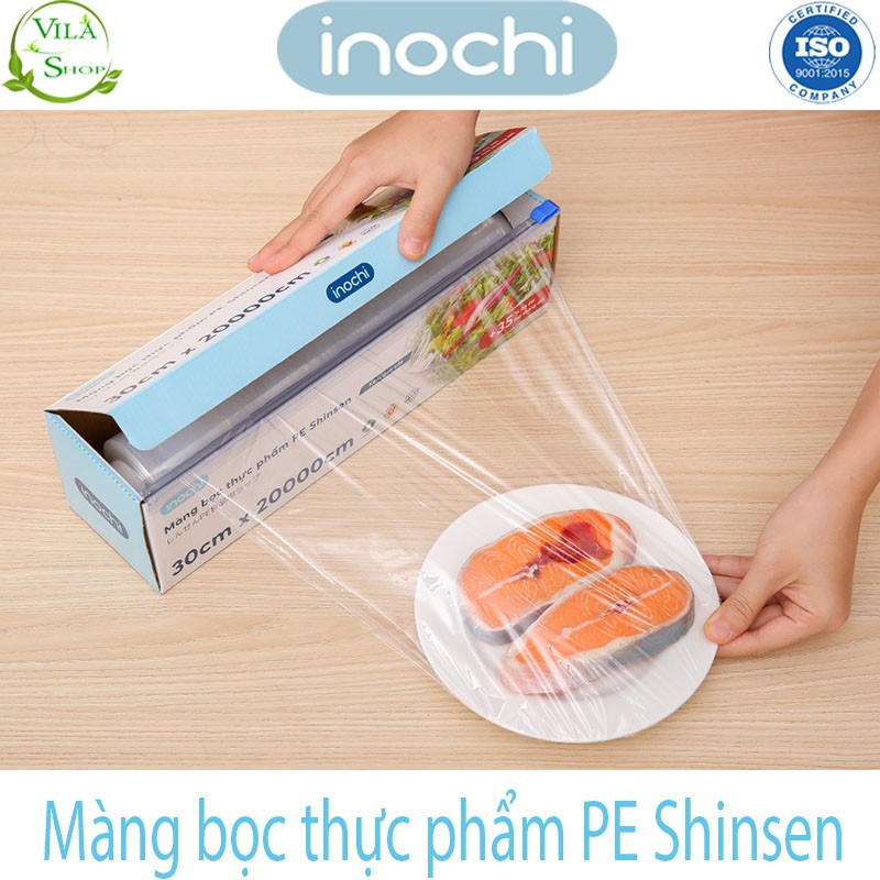 Màng Bọc Thực Phẩm, PE Shinsen 30cm x 40000cm INOCHI Giúp Bảo Quản Thực Phẩm An Toàn Tiện Lợi Và Bảo Vệ Sức Khỏe