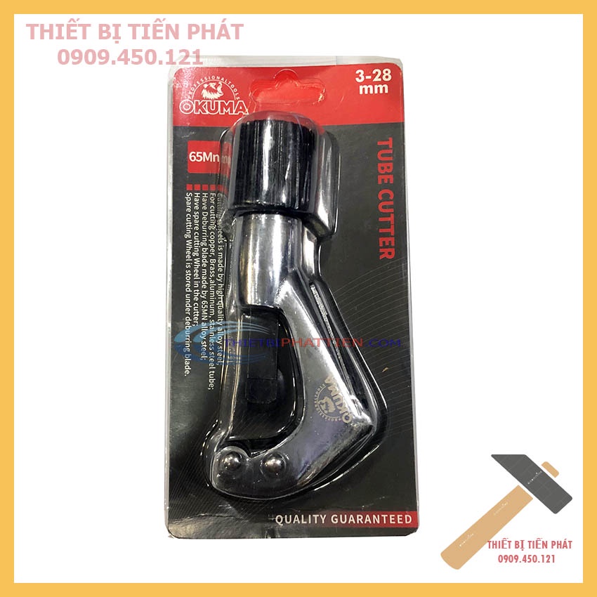Dao Cắt Ông Đồng, Cắt Inox OKUMA  3-28MM Tằng Kèm Lưỡi Cắt Cao Cấp