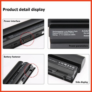 [Giá hủy diệt] Pin Laptop Dell Latitude E6320, E6230, E6220, E6330 E6430s E6120 E6220 Nhập Khẩu Battery Dell Latitude E6