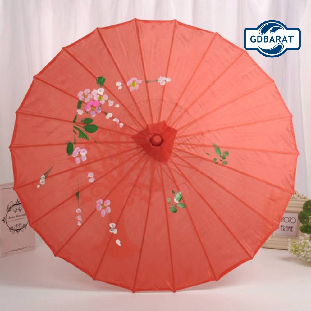 Dù Che Nắng Bằng Lụa Phong Cách Trung Hoa Cổ Điển Độc Đáo Dùng Trong Trang Trí Tiệc Cưới