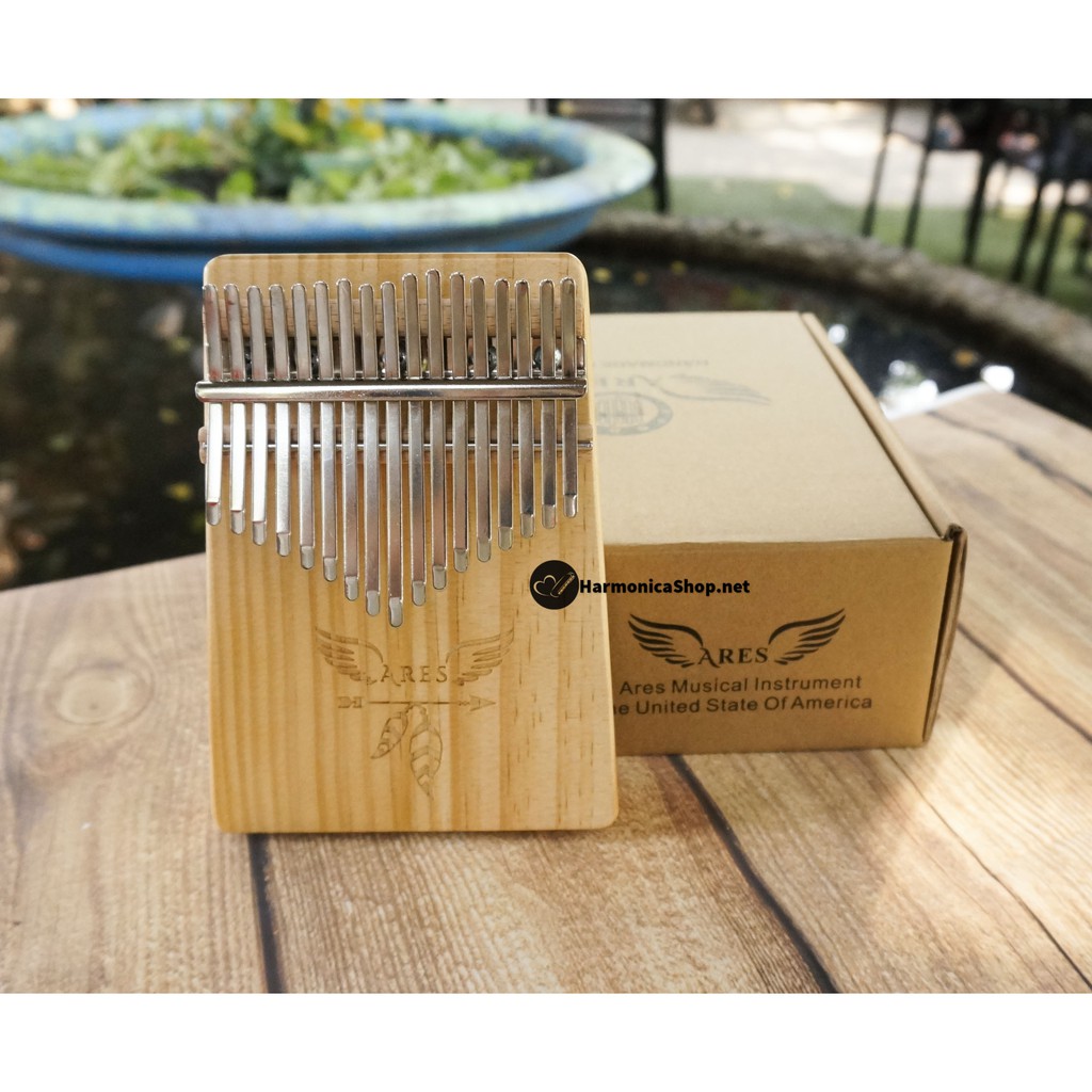 ĐÀN KALIMBA TUYỂN CHỌN ARES A01 17 Phím FULL Phụ Kiện