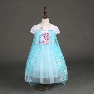 (xả) (thanh lý) Váy Elsa có tà liền phía sau