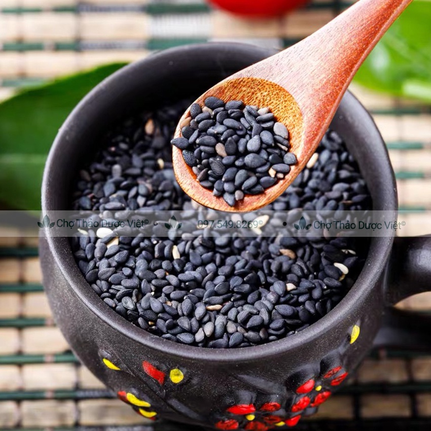 Hạt mè trắng, mè đen hữu cơ 500g ( Vừng đen, vừng trắng khô làm sốt mè rang thơm ngon) - Chợ Thảo Dược Việt