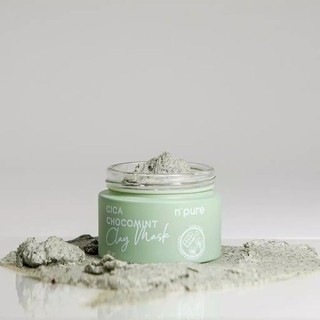 Ban đầu!! n'pure cica clay mặt nạ đất sét chocomint - npure clay