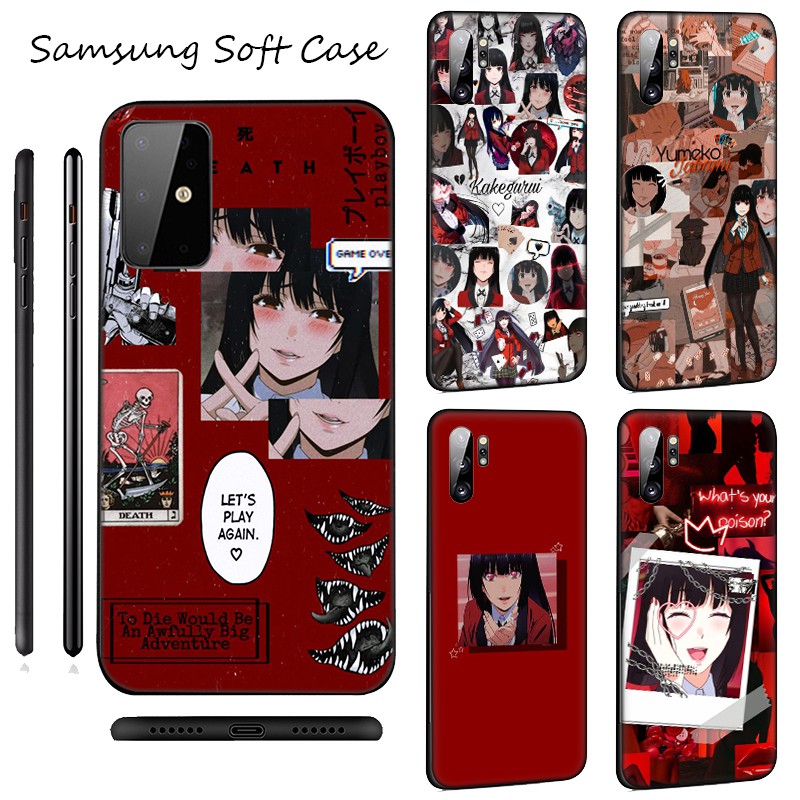 Samsung Galaxy S10 S9 S8 Plus S6 S7 Edge S10+ S9+ S8+ Casing phone Soft Case 63R Kakegurui Yumeko Jabami