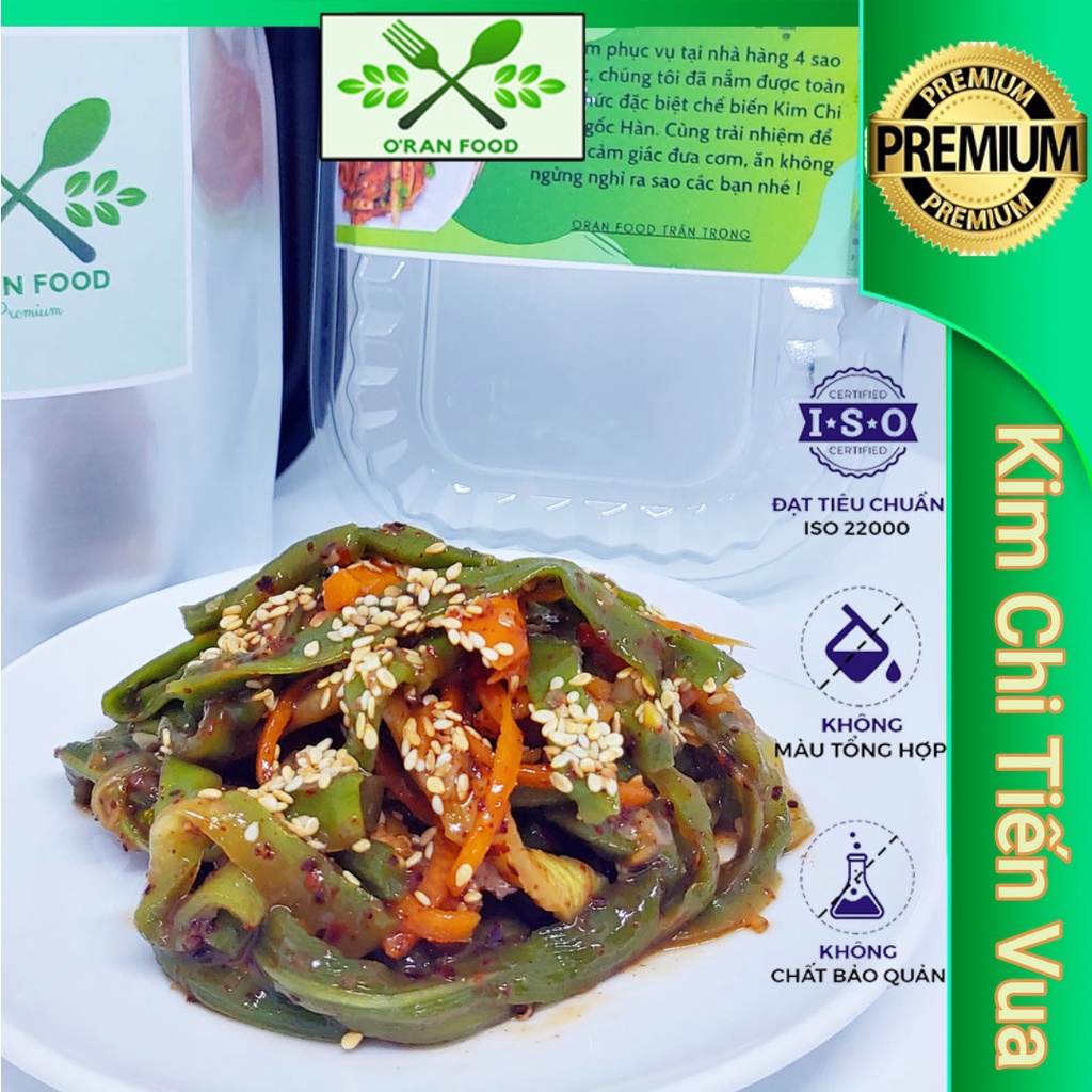 Kim Chi Tiến Vua chuẩn vị Hàn Quốc 500g với sốt Kim Chi đặc biệt Oran Food