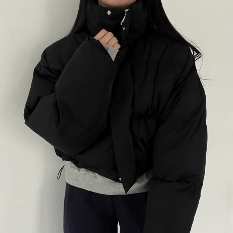 Áo khoác phao form crop