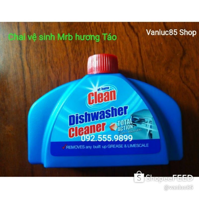 5 chai vệ sinh máy rửa bát Home Clean