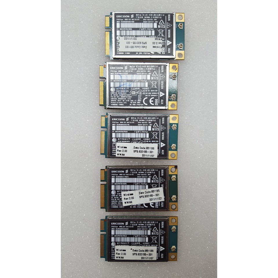 cần Bán Card WWAN 3G HP F5521 Thế Hệ 2 Giá Rẻ - dùng cho HP 8460p - 8560p