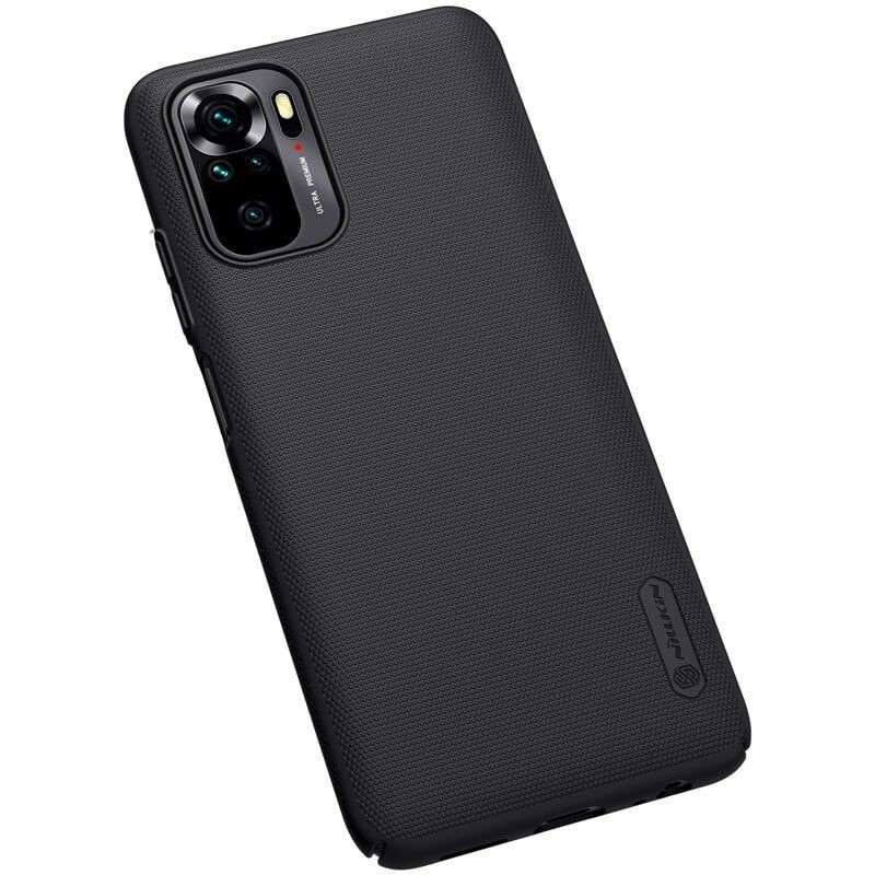 Ốp Lưng Nillkin Xiaomi Redmi Note 10 4G, Redmi Note 10S ốp cứng, đen,chống bám vân