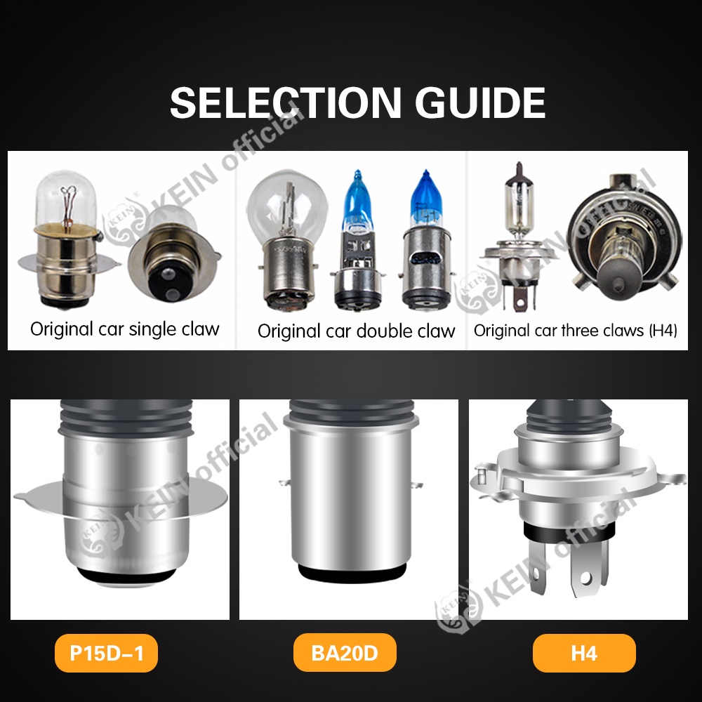 Đèn Pha H4 Led H6 BA20D P15D H6W 12V Ánh Sáng Trắng Cho Xe Máy