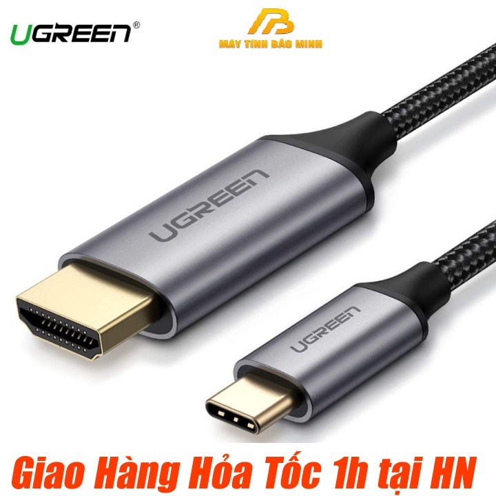 Cáp Chuyển USB Type C Sang HDMI Ugreen 50571 Dài 2m - Hàng Chính Hãng