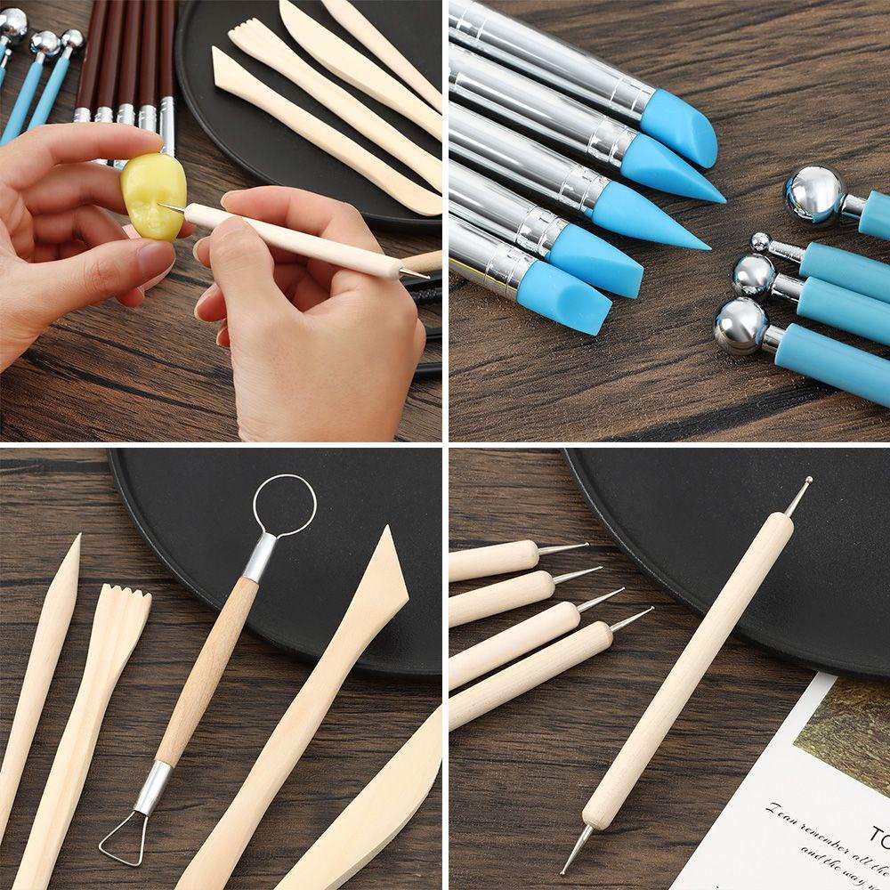 Bộ 25 Dụng Cụ Tạo Hình Đất Sét Polymer