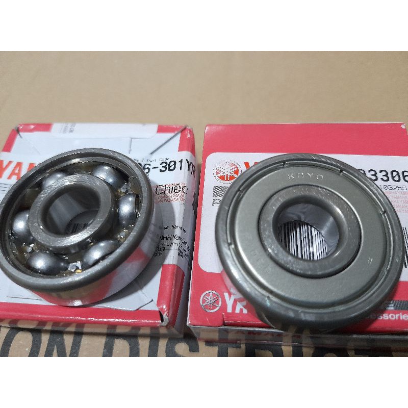 2 vòng bi bánh sau 301 xe số Yamaha không lắp cho Ex 150 KHÁCH HÀNG XEM KỸ SP TRƯỚC KHI CHỌN