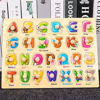 Đồ Chơi Trẻ Em Thông Minh, Bảng ghép hình núm gỗ, Đồ chơi xếp hình cho bé phát triển kỹ năng.