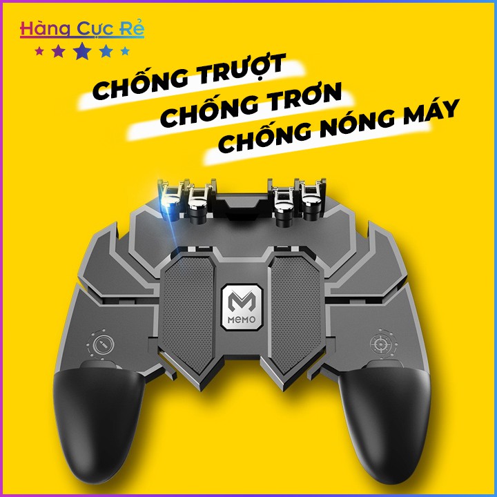 Combo 1 Tay cầm chơi game HCR-AK66 + 2 Ngón tay chơi game loại xịn Freeship Shop Hàng Cực Rẻ