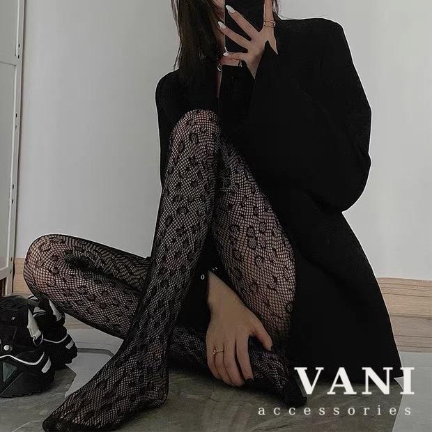 Quần Tất Vớ Ren Mỏng Mịn Họa Tiết Beo Sexy, Cá Tính - Vani Store [TAT00115]