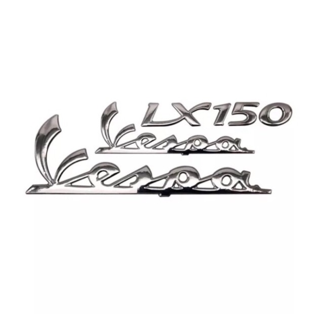 Bộ tem chữ vespa lx150, decal vespa lx150 giá trọn 1 bộ