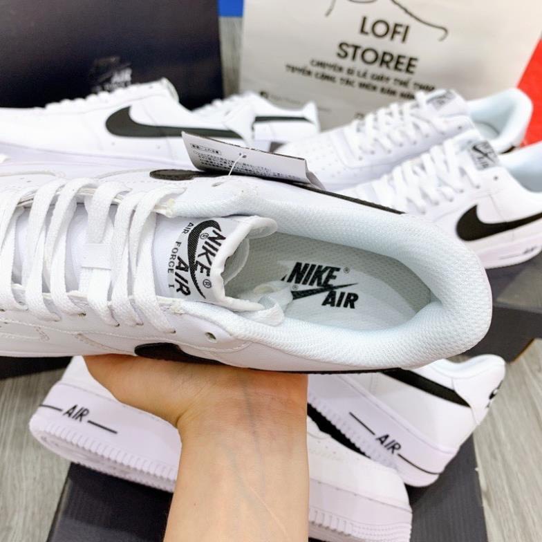 Giày .Nike_air force 1 đen trắng, AF 1 vệt đen, giày thể thao nam nữ cổ thấp, đế tăng chiều cao, bản Best, King Sneaker.
