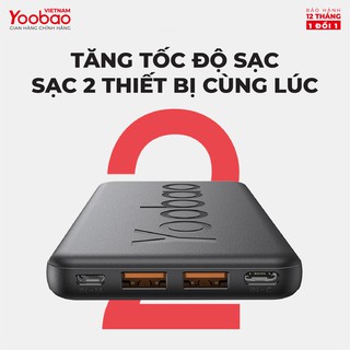 Sạc dự phòng YOOBAO P10T 10000mAh