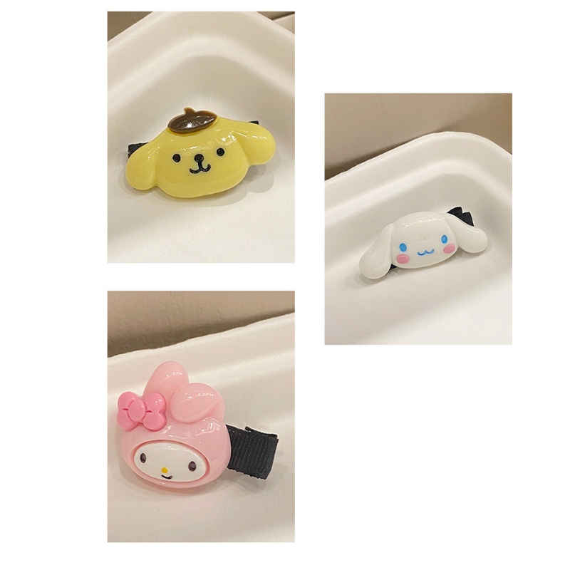 Kẹp Tóc Mái Bằng Acrylic In Họa Tiết Hoạt Hình Dễ Thương Cho Bé Gái