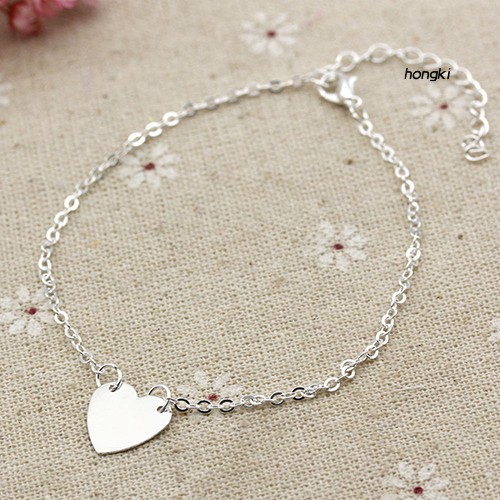 Lắc Chân Hợp Kim Mặt Dây Hình Trái Tim Thời Trang Dành Cho Nữ | BigBuy360 - bigbuy360.vn
