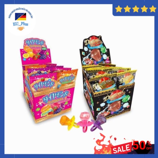 Gói 1 kẹo nhẫn kim cương Diamond Ring Candy đủ vị Nhật Bản - NGON TUYỆT - SIÊU NGON