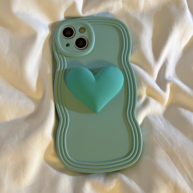 Ốp Điện Thoại Có Vòng Đeo Tay Hình Trái Tim Cho IPhone 14 13 12 11 Pro Max X XR XS Max 6 6S 7 8 Plus