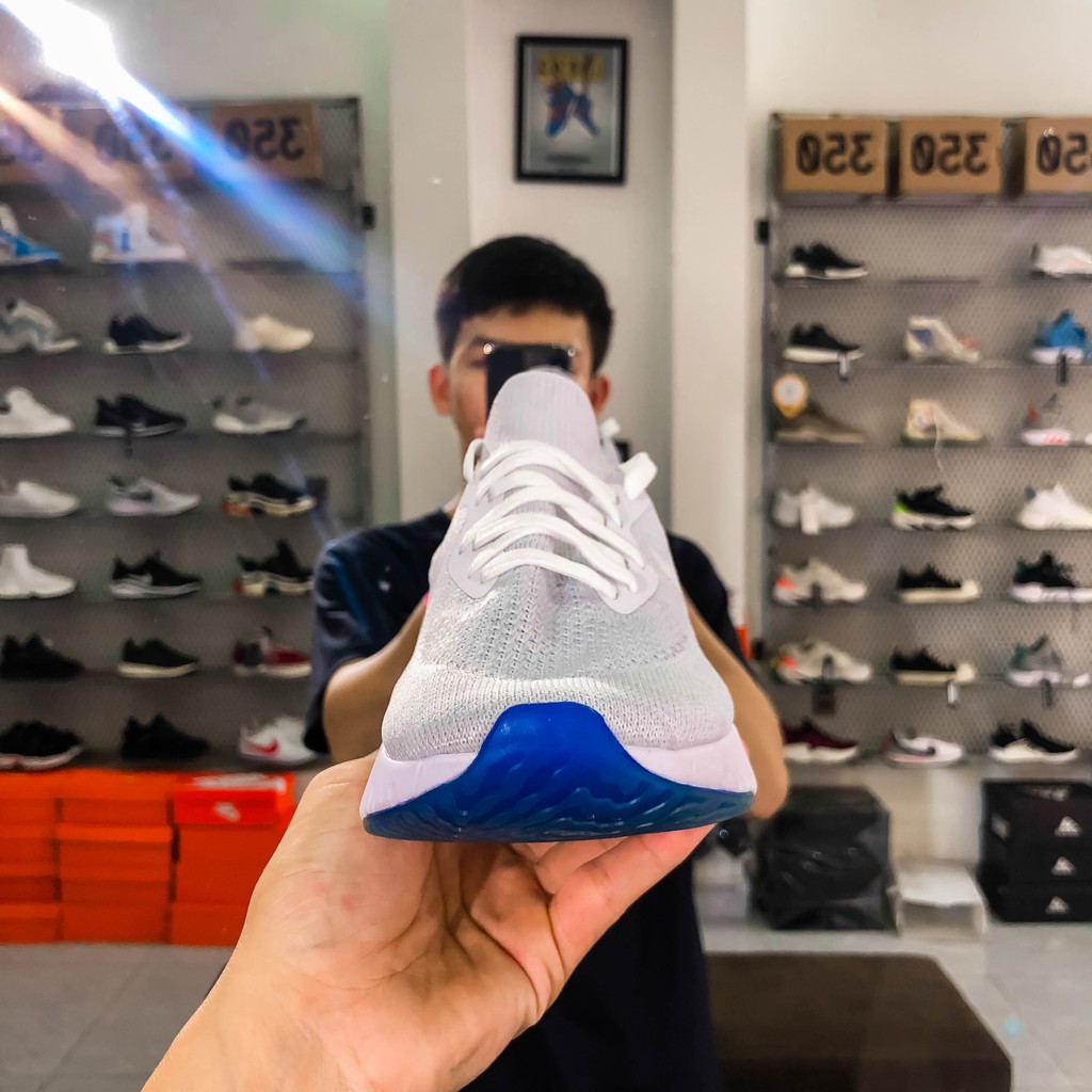 [Miễn phí ship] Giày Nike Epic Flyknit React siêu cấp Nam Nữ-Tặng (hộp+vớ chống hôi+chai vệ sinh giày) trị giá 150k