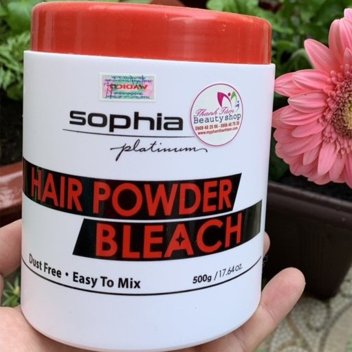 Bột tẩy rửa màu tóc Sophia Platinum Hair Powder Bleack 500g
