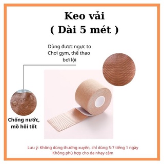 Băng Keo Vải Thể Thao Dán Ngực Dành Cho Sb Trans Tom