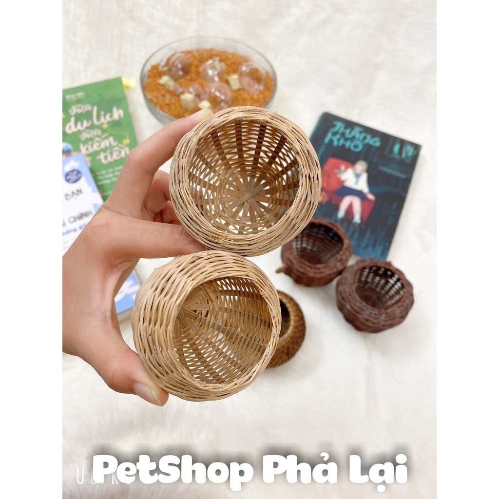 Cóng Tre đựng thóc, cám chim Cu gáy