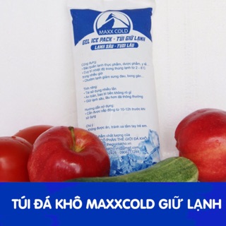 Đá khô túi MaxxCold 300g giữ lạnh thực phẩm, sữa, bỏ quạt điều hoà