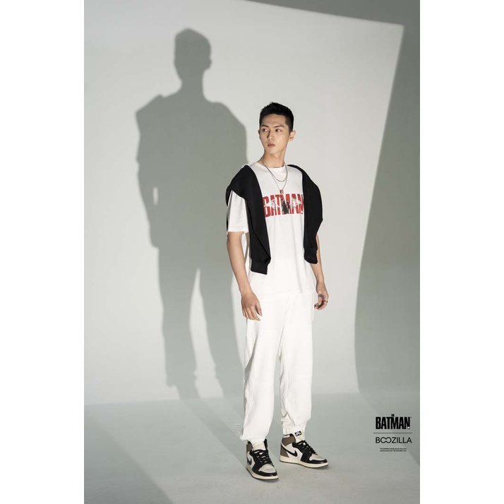 Áo Thun BOO Unisex Dáng Regular Cotton Cao Cấp In Graphic Logo The Batman BZL
