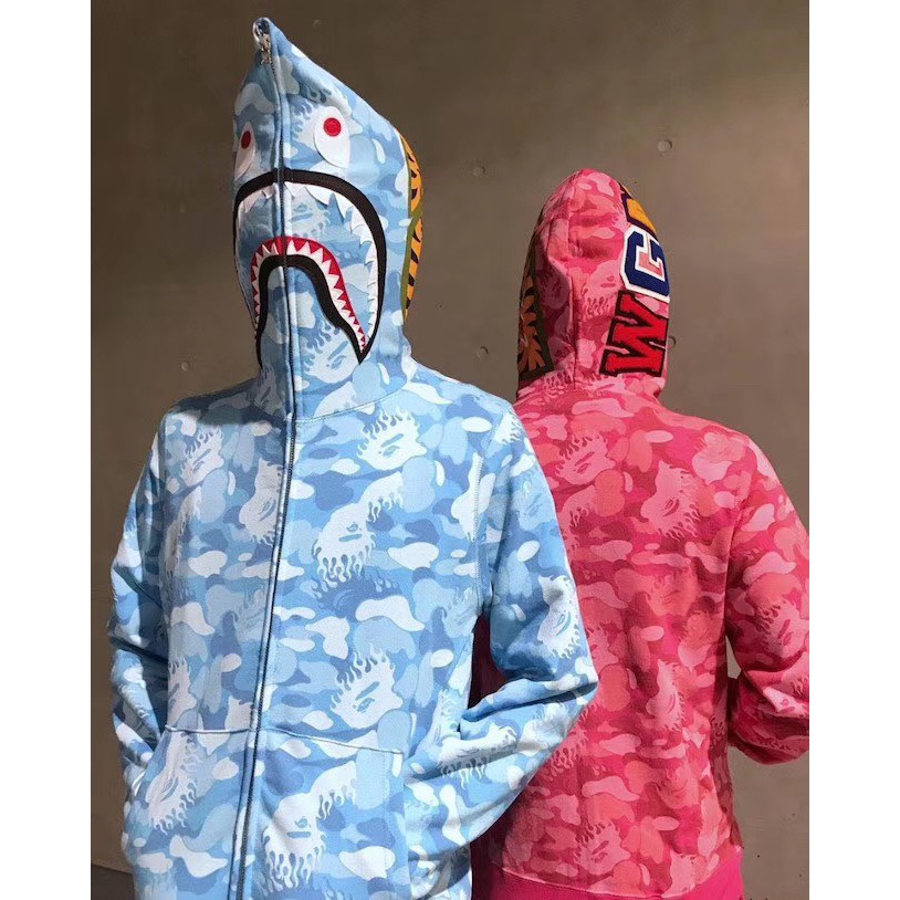 Áo Hoodie Galaxy Bape Shark