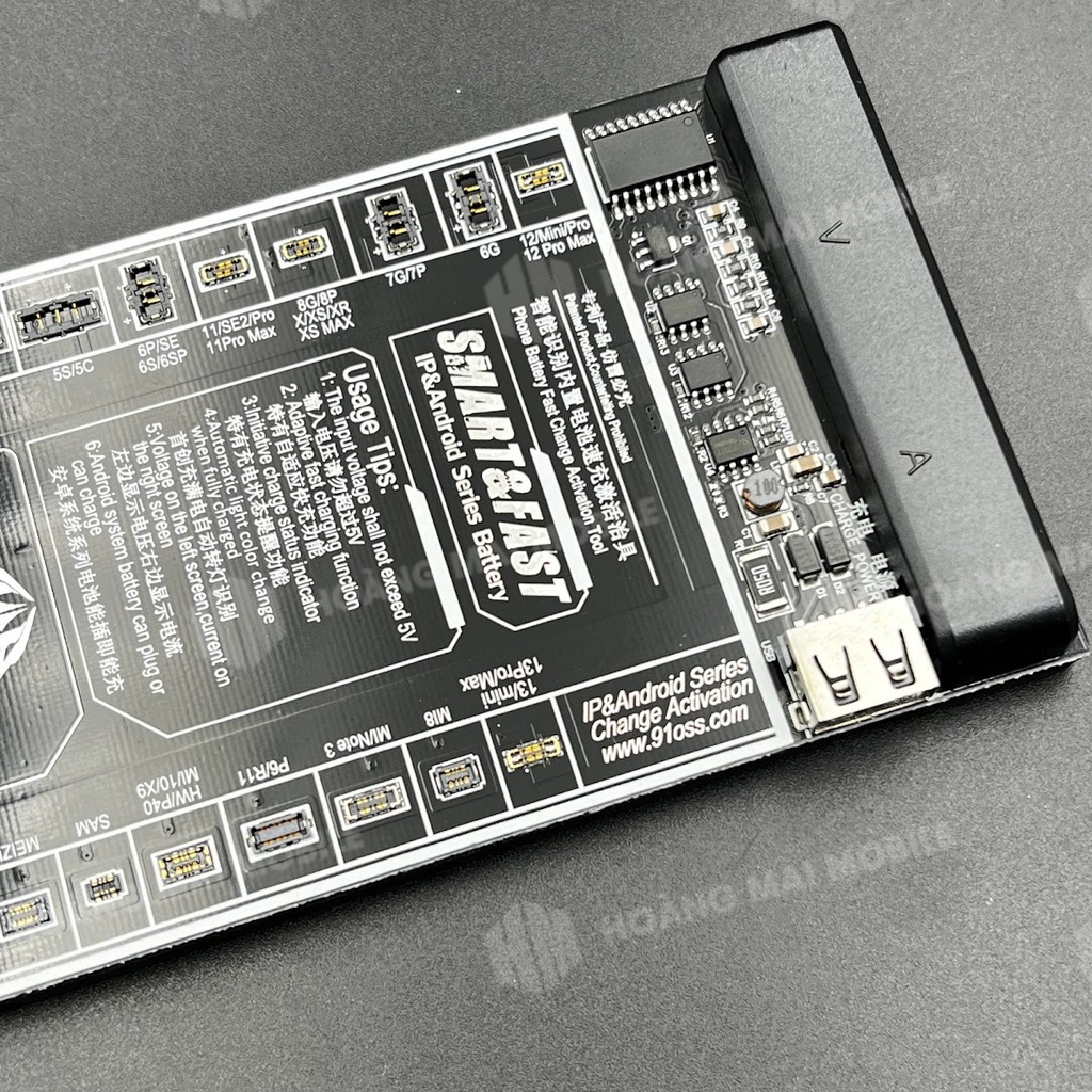 Kích pin iP - Android W209 Pro V8 hãng Oss team (hỗ trợ đến 13 Pro Max)