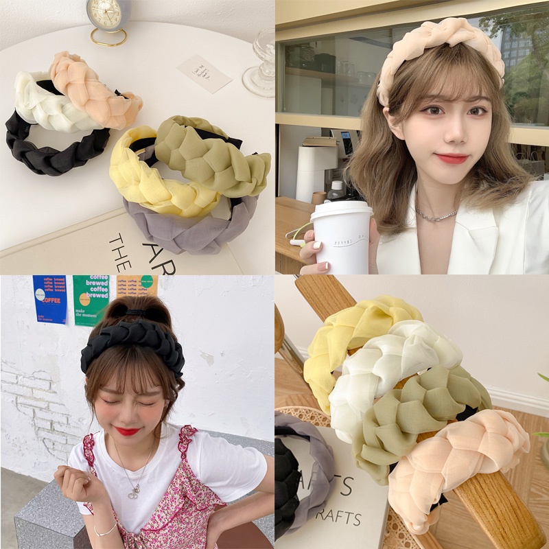 Dây buộc tóc vải lưới phong cách Hàn Quốc thời trang cho nữ