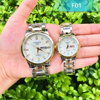 Đồng Hồ Nam Nữ FEDYLON Dây Thép Màu Bạc , Bảo Hành Chính Hãng [GIÁ TỐT] . ROBIN
