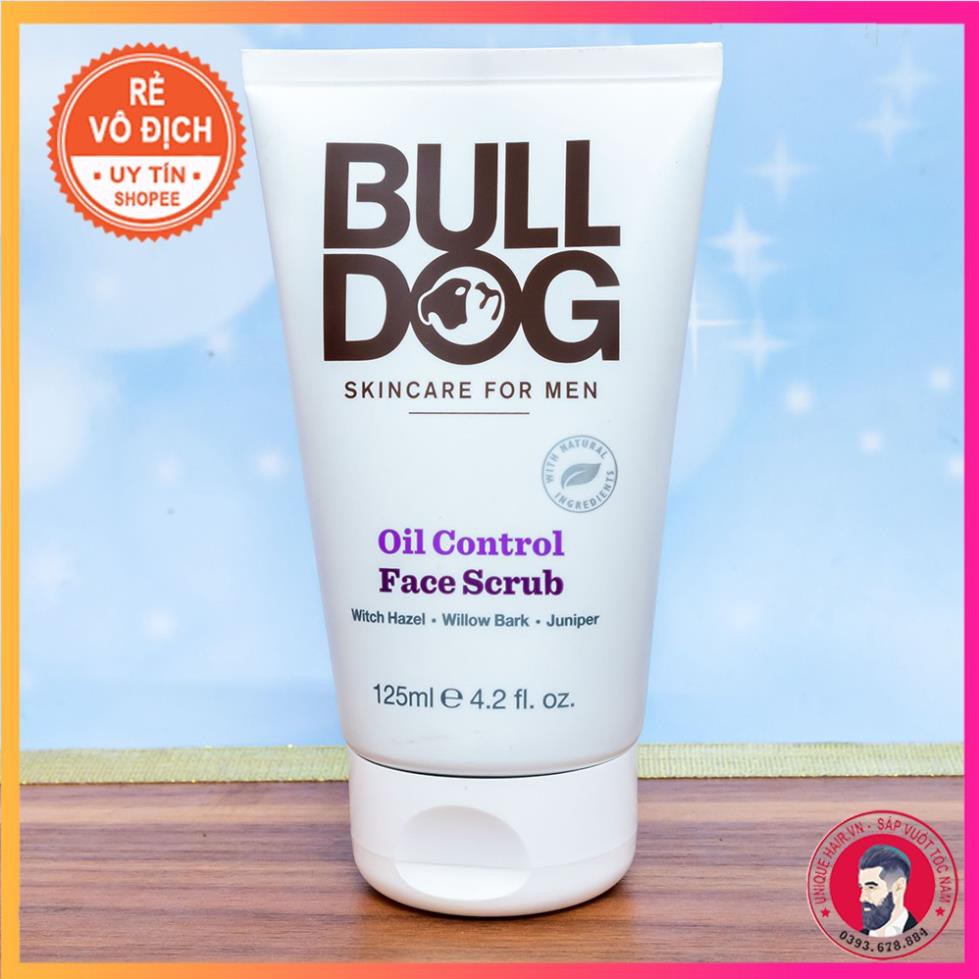 [CHÍNH HÃNG STORE HÀ NỘI] Tẩy Tế Bào Chết Bulldog Oil Control Face Scrub 125ml | RẺ VÔ ĐỊCH