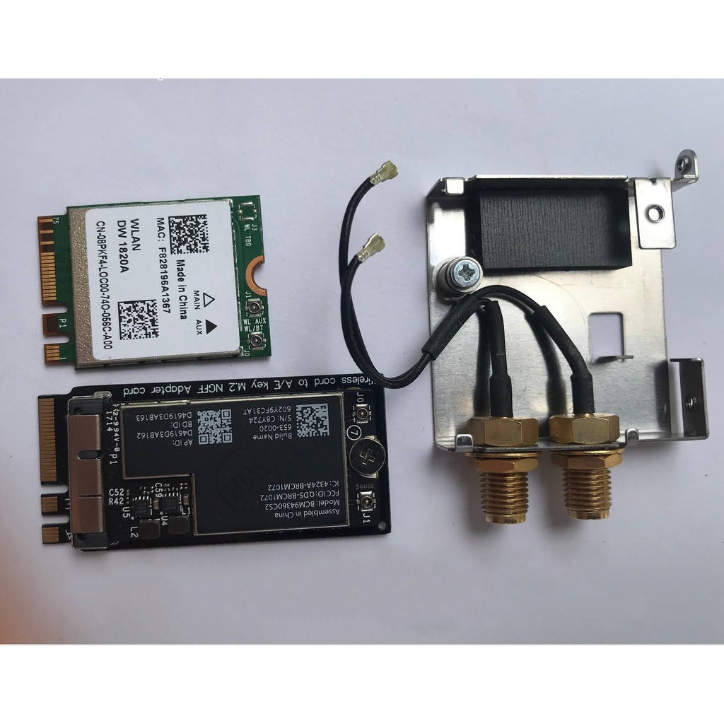 Adapter Chuyển Card WiFi Macbook BCM94360CS2 sang NGFF  M.2 key A/E (dùng cho BCM94360CS2 & BCM943224PCIEBT2 )
